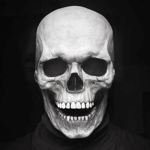 Full+Head+Skull+mak+Halloween+Mak+Latex+Mak+Skull+Mak+Horror
