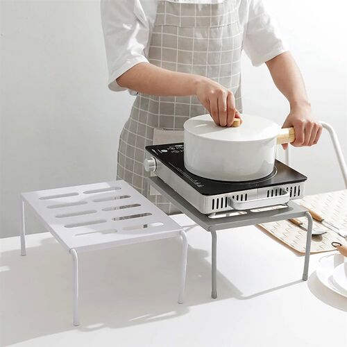 Retractable Shelf Stackable Sliding Rack Organizer Shelfs Ki