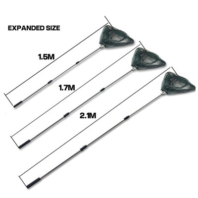 Carp Fishing Net Aluminum Alloy Fish Net Folding Landing Net
