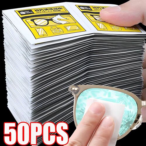10-50Pcs Individual Packing Cleaning Cloth High Quality Glas