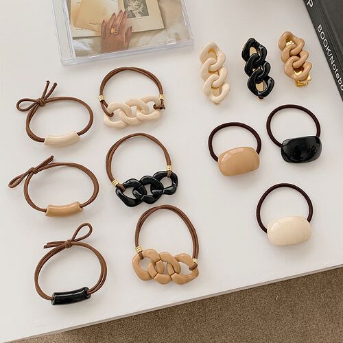 New Korea Women Hair Ropes Temperament Hair Bands Elastic Ru