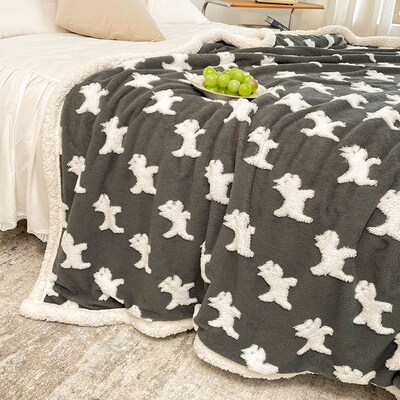 Fleece Blanket Coral Bed Blankets Fuzzy Soft Flannel Sheets