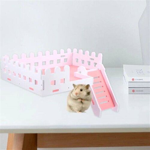Hamster Climbing Ladder Squirrel Platform Fence Toy Pet