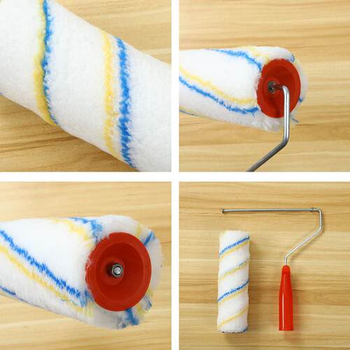 Roller brush telescopic rod paint tray brush wall tools
