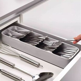 Kitchen Cutlery Drawer Organizer Drying Cutlery Tray Spoon D