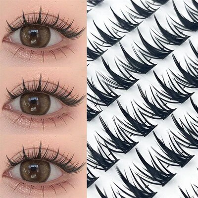 160 Bunches Eyelash Individual Eyelash Cluster Natural Eyela