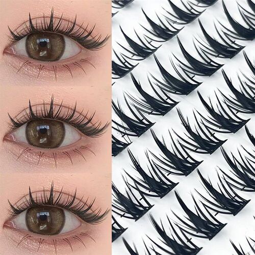 160 Bunches Eyelash Individual Eyelash Cluster Natural Eyela