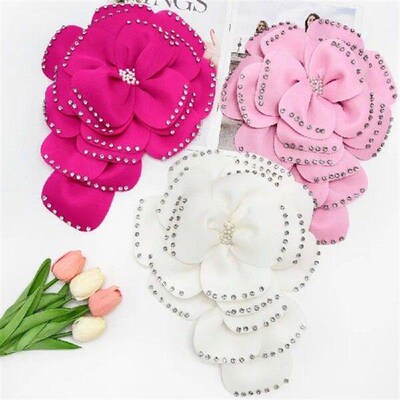 New 3D Chest Flower DIY Removable Brooch Accessories Large