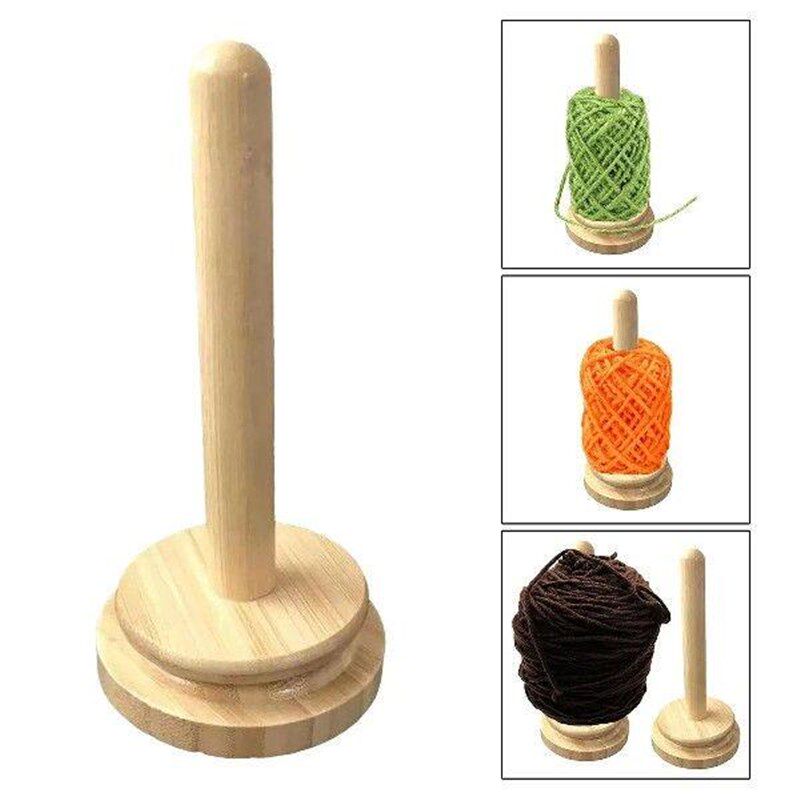 Wool Unwinder Wood Ball Bearing Wool Holder Yarn Holder For