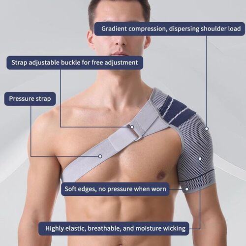 Support Brace For Torn Rotator Cuff Adjustable Shoulder Supp