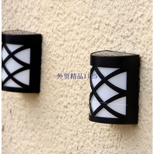 lightS outdoor FenCe Wall garden led light Control Solar PoW