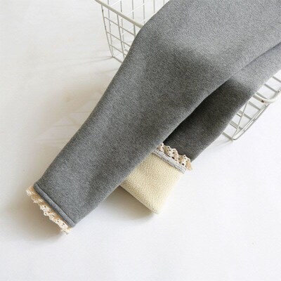 Girls Cotton Fleece Pants Winter Outerwear OnePiece Fleece W