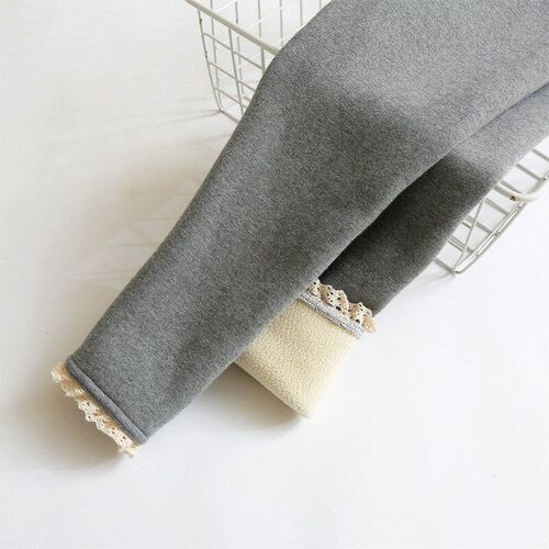 Girls Cotton Fleece Pants Winter Outerwear OnePiece Fleece W