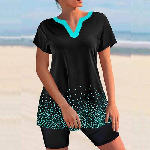 S-6XL 3 Piece Tankini Swimsuits For Women Bathing Suit ops W