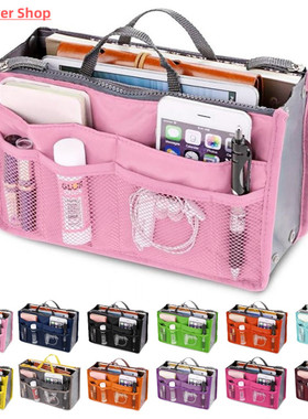 Organizer Insert Bag Women Nylon Travel Handbag Purse Large
