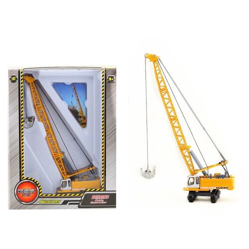 Alloy engineering vehicle cable excavator model,1:87 excavat