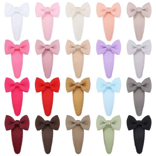 4Pcs/Set  BB Clip Cute Bows Hair Clips for Ba Girls Handma