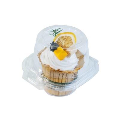 Cupcake Packaging Box Single 2-grain Transparent Maffen Cup