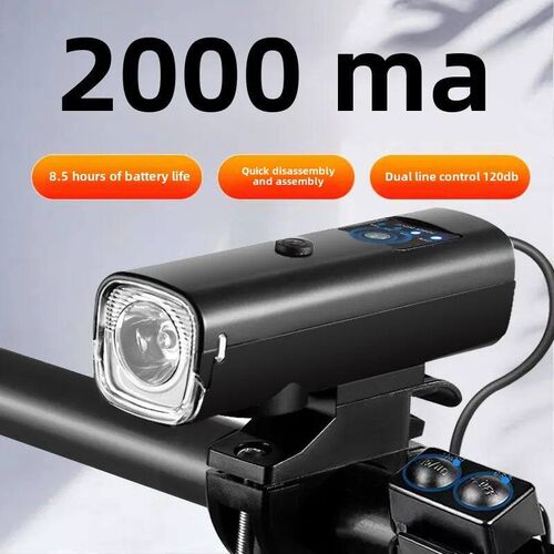 Bike light horn Rechargeable bike mountain bike headlight st