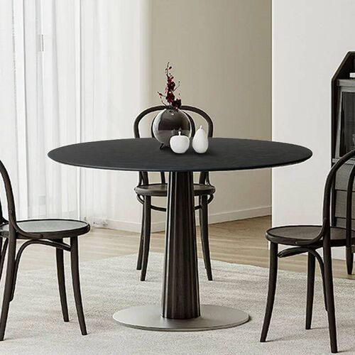 Pure Color Waterproof Oil-Proof Tablecloth Decorative Round