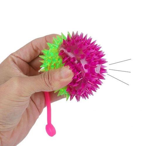 Dog Squeaky Toys Colorful Soft Rubber Luminous Pet Puppy Dog