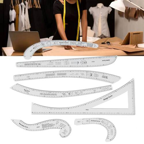 7Pcs Curve?Ruler?Set High?Accuracy? Sewing Pattern Makin