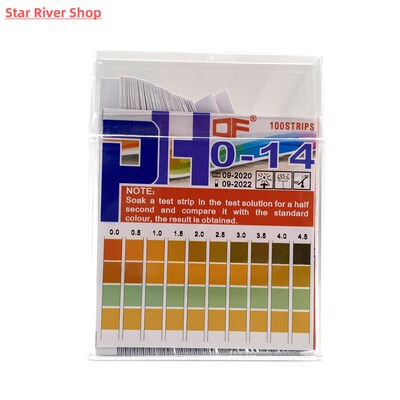 100pcs PH0-14 Test Paper Laboratory Household PH Test Strips