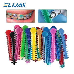 40Pcs/Pack Dental Elastic Ligature Ties Orthodontic Rubber B