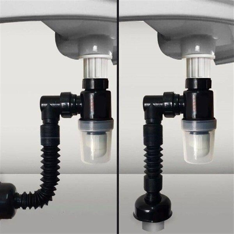Flexible Drain Pipe Wash Basin Pipe Sink Sewer Drain Pipe - 实物图