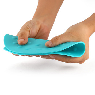 Round silicone insulation pad anti scalding and antiskid pad