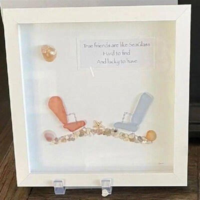 Friendship Photo Frame Friendship Sea Glass Picture Frames