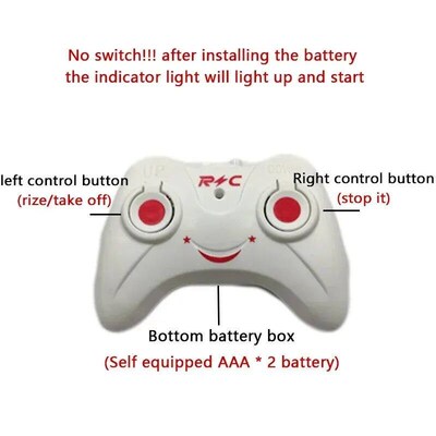 Rechargeable Mini RC Drone Remote Safe Fall-resistant RC Hel