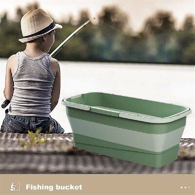 22L Folding Mop Barrel Large Capacity Rectangular Handy