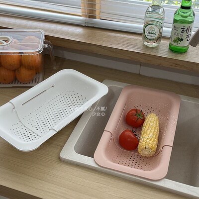 Adjustable retractable drain rack ins style minimalist home
