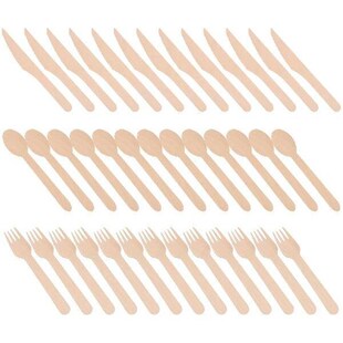 300 Pcs Cutlery Set Disposable BBQ Picnic Supplies Party