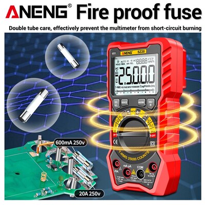 ANENG SZ20 25000 Counts Multimeter Smart Manual Range Meter