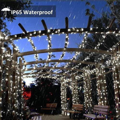 Solar Powered Outdoor Fairy Lights IP65 Waterproof 8 Lightin