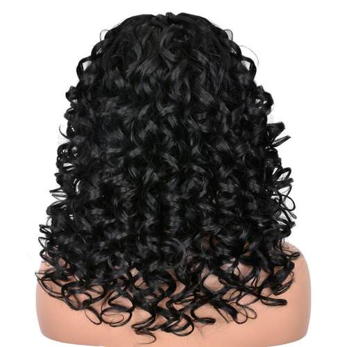 Red Brown Copper Ginger Short Curly Synthetic Wigs for Women