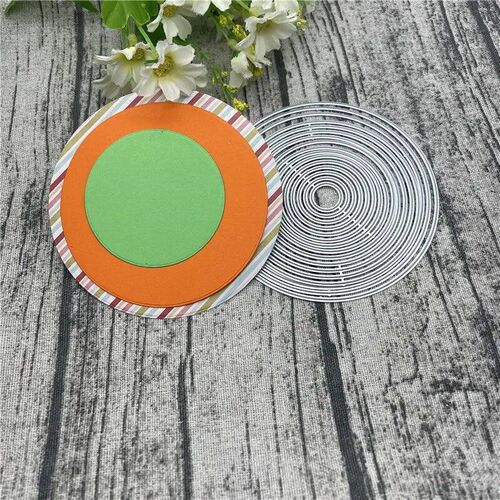 Round Frame Knife Blade  Metal Cutting Dies For DIY Scrapboo