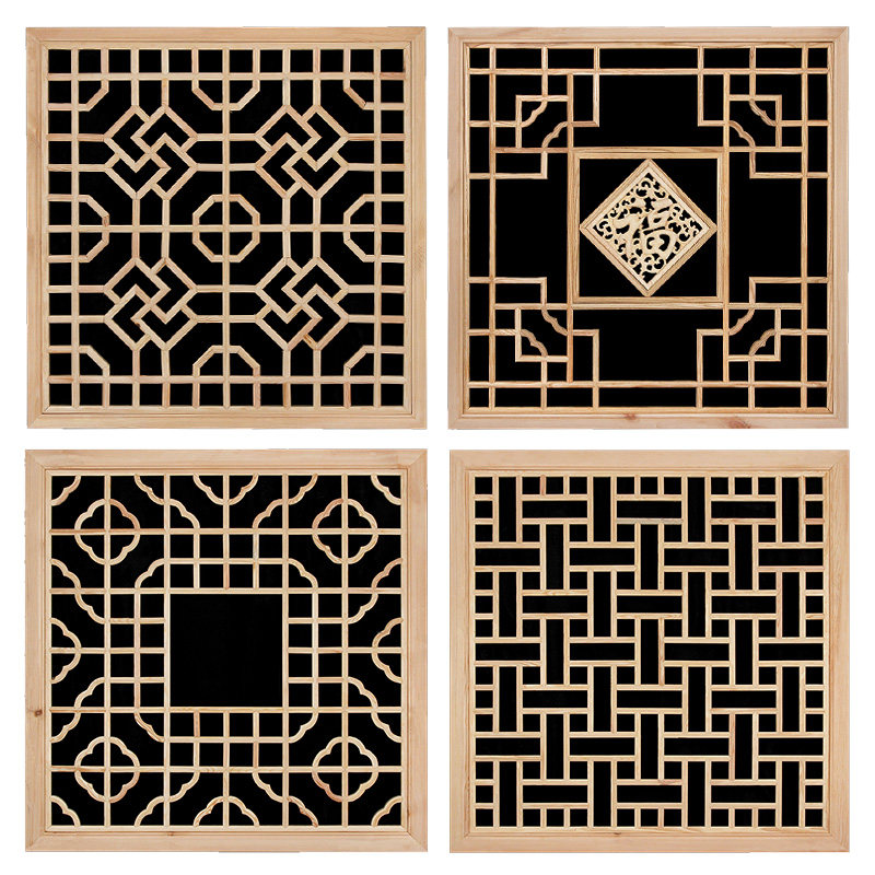 东阳木雕中式仿古屏风仿古门窗中式花格玄关隔断花格实木门窗雕刻,家居饰品,木雕,淘宝优惠券,粉丝福利购,淘宝优惠卷