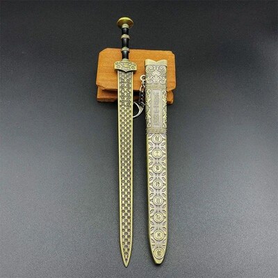 New Fake Sword Miniatures Retro Mini Knives Metal Prop Chine