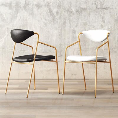 Nordic Dining Chairs Kitchen Furniture Home Backrest