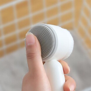 silica gel soft hair wash brush manual deep cleanser face