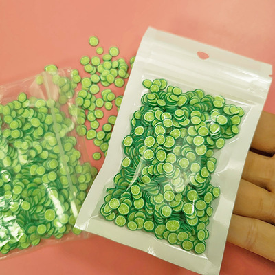 1000pcs 10g/Pack Slime DIY Accessories Toys Mini Strawberry