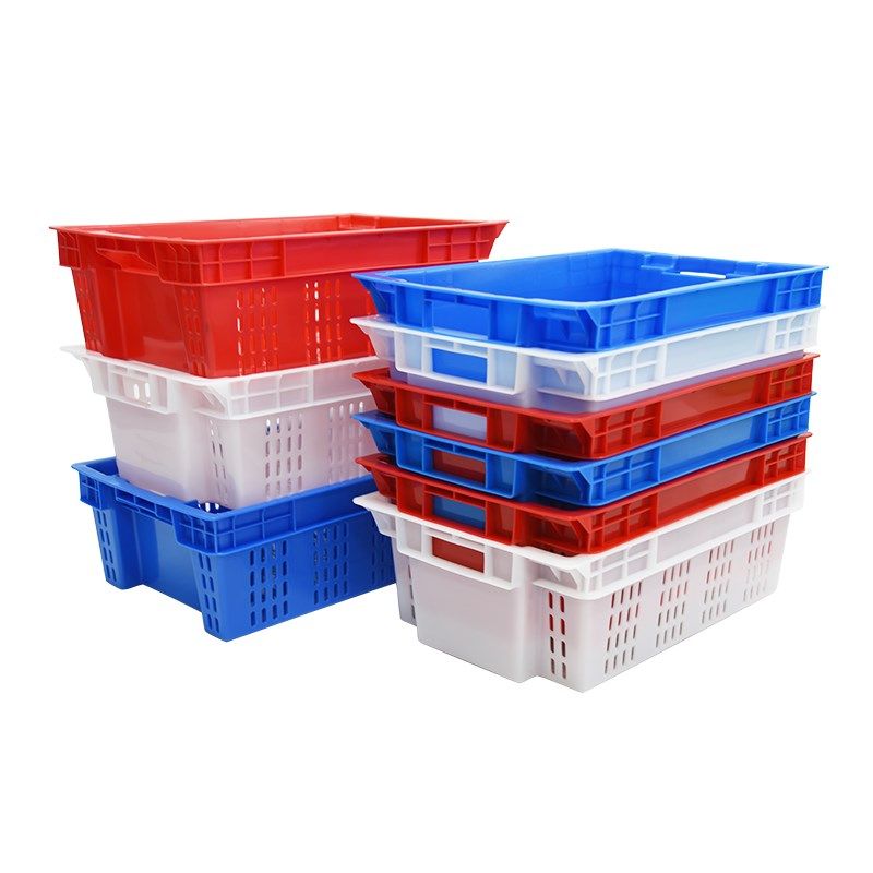 运输周转错位全封侧漏箩筐塑料肉盆冷冻冷库鸡猪肉箱厂家,收纳整理,收纳箱,淘宝优惠券,粉丝福利购,淘宝优惠卷