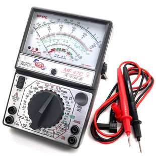 南京天宇MF7C指针式 万用表可检测遥控电阻最大100K带塑盒表笔