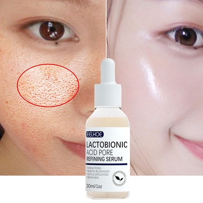 Lactobionic Acid Pore Shrink Face Serum Hyaluronic Acid Mois