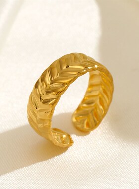 316L Stainless Steel Rings for Women Gold Color Rings