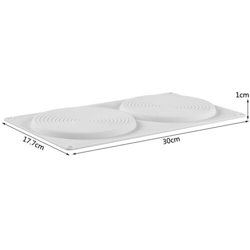 Spiral Shape Silicone Mold Mousse Cake decorate baking Mould