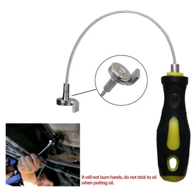 Household Oil Drain Plug Remover Against Scald Suction Wrenc